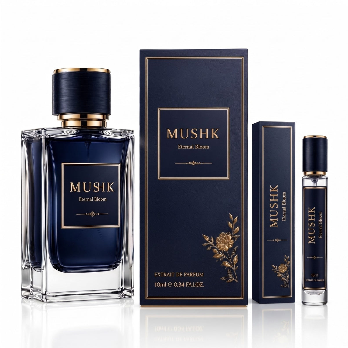 MUSHK Eternal Bloom Luxury Fragrance Set | 100ml + 10ml Travel Spray
