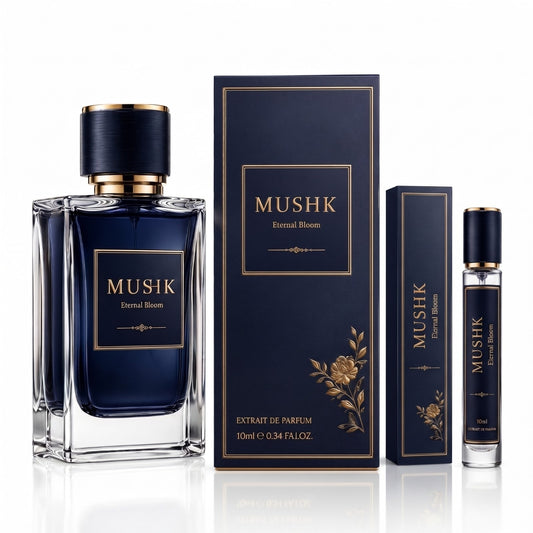 MUSHK Eternal Bloom Luxury Fragrance Set | 100ml + 10ml Travel Spray