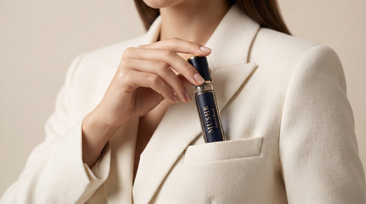 MUSHK Eternal Bloom Travel Spray – Extract de Perfume | Luxury Pocket Perfume | 10ml