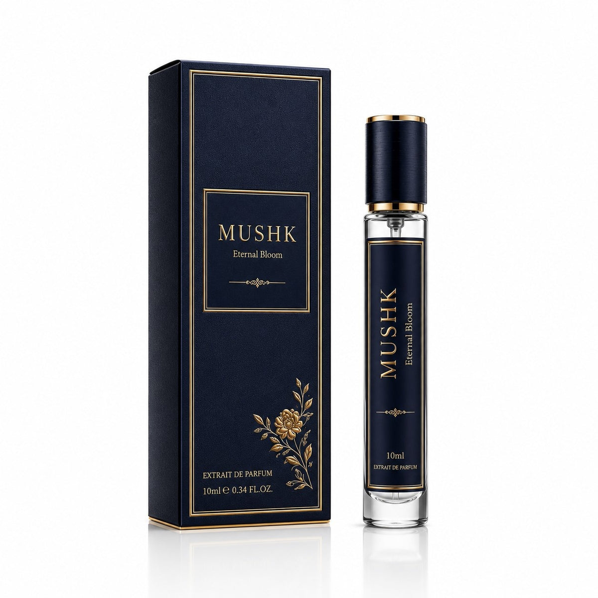 MUSHK Eternal Bloom Travel Spray – Extract de Perfume | Luxury Pocket Perfume | 10ml